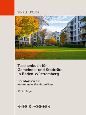 cover image of Taschenbuch für Gemeinde- und Stadträte in Baden-Württemberg
